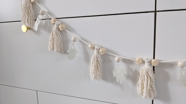 Kit DIY Guirlande "Fantômes phosphorescents"