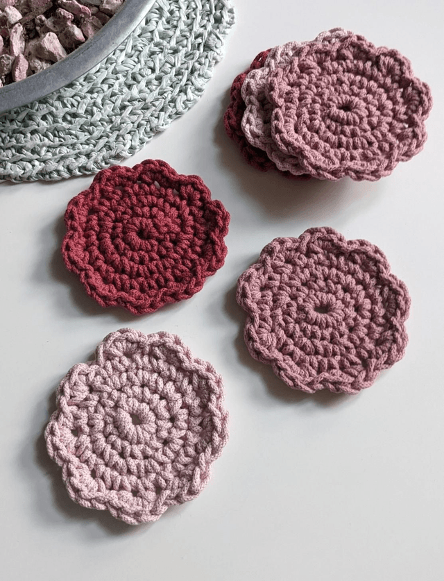 Dessous de tasse "FLEUR"