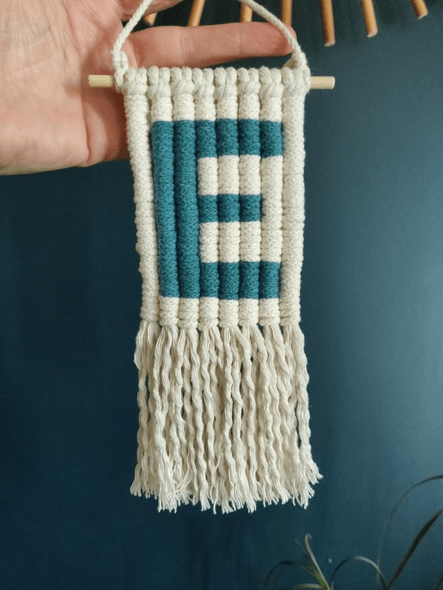 Lettre - Fanion personnalisé - Décoration chambre enfant 