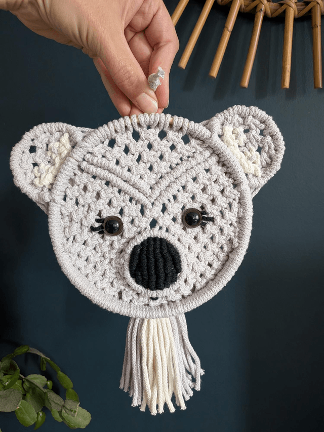 Décoration murale Koala "gris lune"