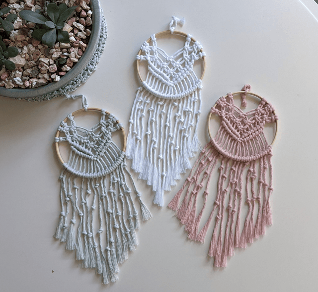 Macramé "Attrape-rêve"